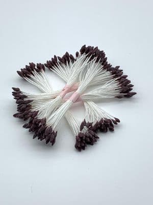 Blooming Cake Tools Brown No 13 pointed head stamens for sugar flowers