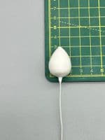 Blooming Cake Tools No. 3 (20mm) Water Drop Cotton pre-wired flower cone buds