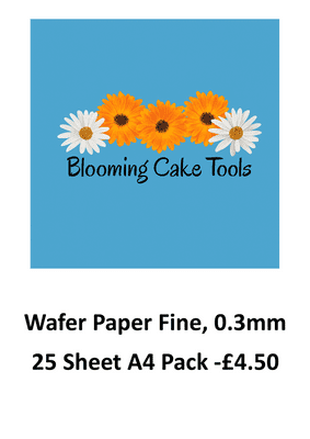 Blooming Cake Tools Wafer Paper Fine (0.3mm)