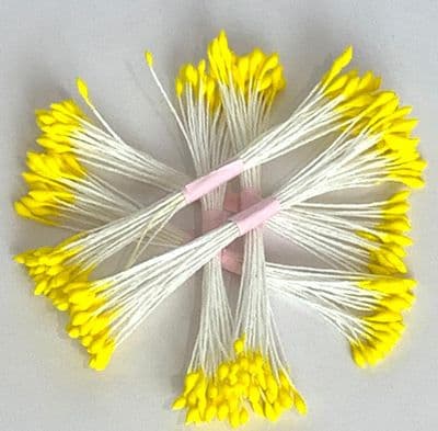 Blooming Cake Tools Yellow No 2 medium pointed heads stamens for sugar flowers