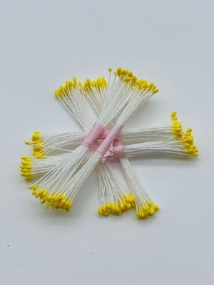 Blooming Cake Tools Yellow No.5 small head stamens for sugar flowers