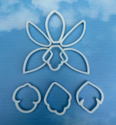 Cymbidium  Orchid Cutter Set by Sugar Design