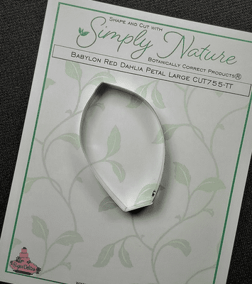Dahlia (Babylon Red) Petal Cutter Large By Simply Nature was £6.25 now with 40% discount  £3.75