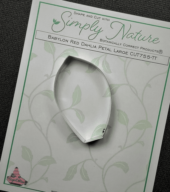 Dahlia (Babylon Red) Petal Cutter Large By Simply Nature was £6.25 now with 40% discount  £3.75