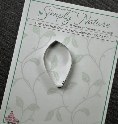 Dahlia (Babylon Red) Petal Cutter Medium By Simply Nature was £5.42 now with 40 % discount £3.25