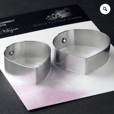 David Austin (Olivia) Rose Outer Petal Cutters Set By Robert Haynes was £10.85 now less 35%  £7.05