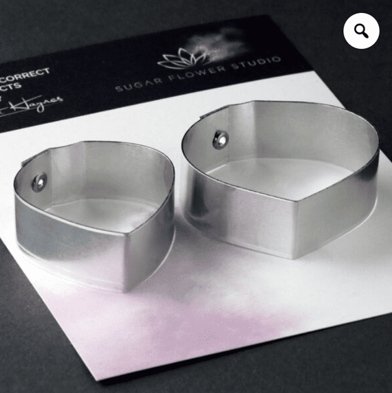 David Austin (Olivia) Rose Outer Petal Cutters Set By Robert Haynes was £10.85 now less 35%  £7.05