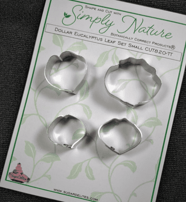 Dollar Eucalyptus Leaf Cutter Set Small By Simply Nature was £16.83 now with 40% discount  £10.09