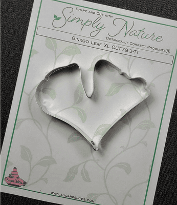 Ginkgo Leaf Cutter XL By Simply Nature was £12.62 now with 40% discount is £7.57