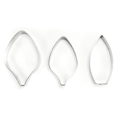 Gladiolus Petal and Leaf set of 3 cutters by Suzanne Esper