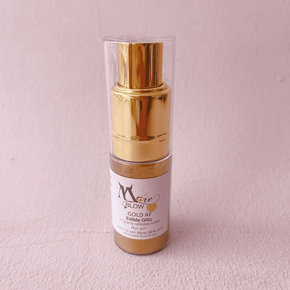 Gold AF Edible Glitter Puffer RRP £11.00 our price £9.50