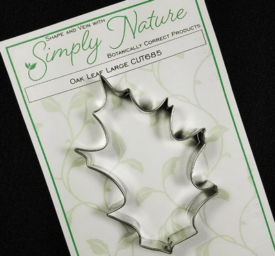 Oak Leaf Cutter Large By Simply Nature was £14.95 now with 40% discount is £8.97