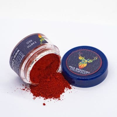 Paul Bradford Edible Colour Dust Earth Red