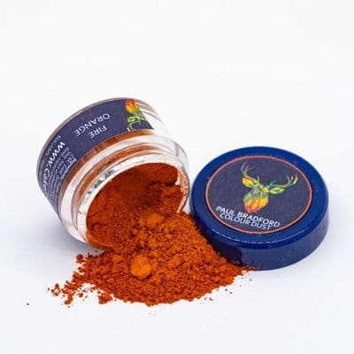 Paul Bradford Edible Colour Dust Fire Orange