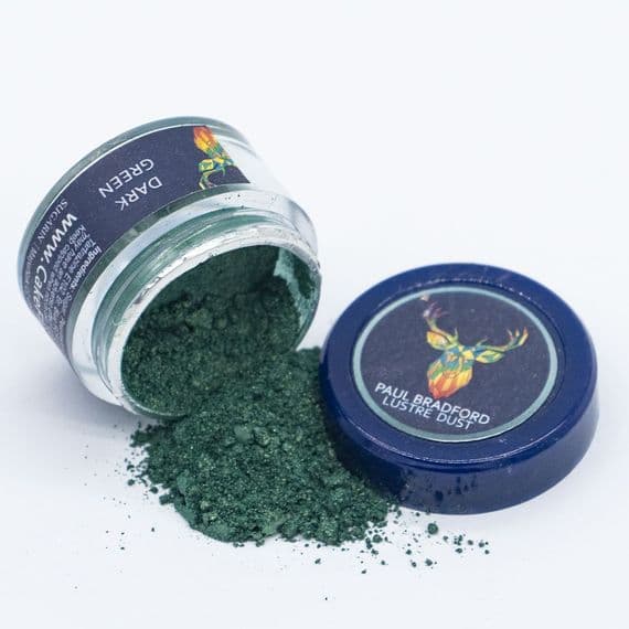 Paul Bradford Edible Lustre Dust Dark Green