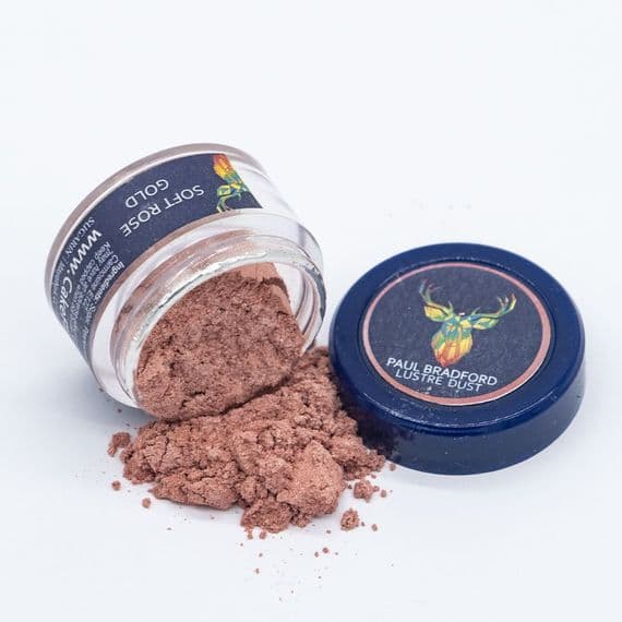 Paul Bradford Edible Lustre Dust Soft Rose Gold
