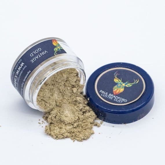 Paul Bradford Edible Lustre Dust Vintage Gold
