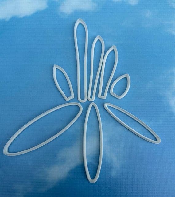 Pink Ice Protea Cutters set by Sugar Design