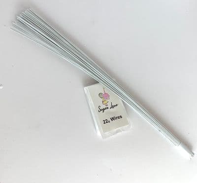 Premium quality Blooming Cake  white paper tape covered 22 gauge florist wires. 100 wires, 12” long.