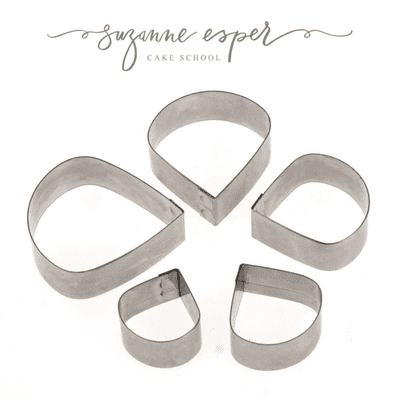 Ranunculus Petal Cutters, set of 5 by Suzanne Esper