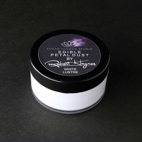 Robert Haynes Edible Petal Dust White Lustre 10ml