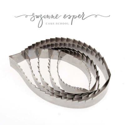 Rose Leaf Cutters, set of 5 by Suzanne Esper