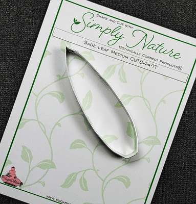 Sage Leaf Medium Cutter By Simply Nature was £8.63 now with 40% discount is £5.17