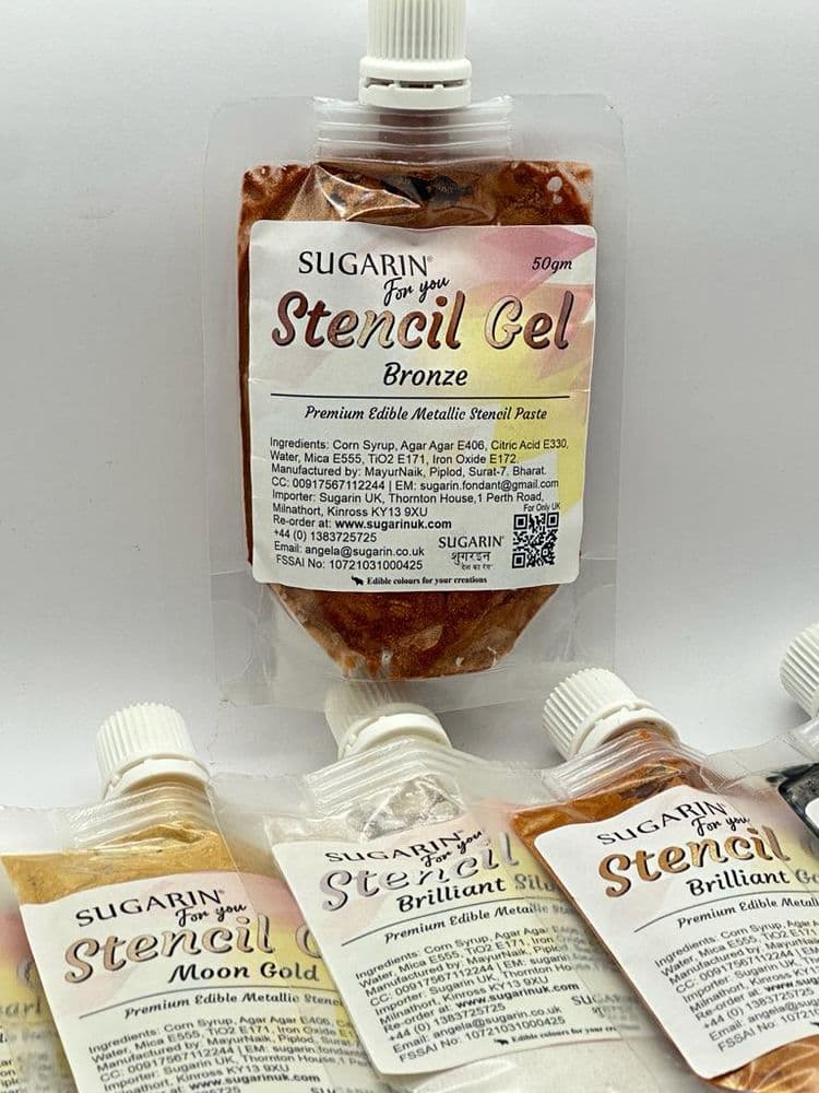 Stencil Gel Bronze