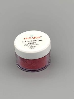 Sugarin Edible Petal Dust, Colonial Rose, 10ml size