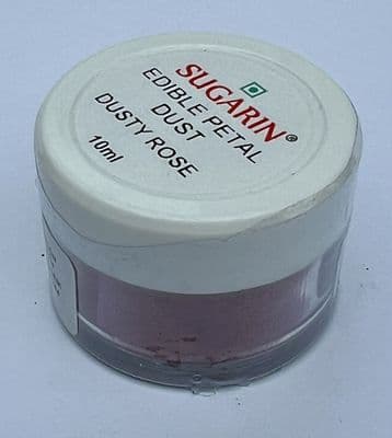 Sugarin Edible Petal Dust, Dusty Rose, 10ml size