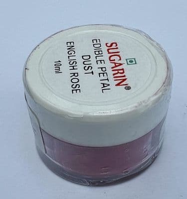 Sugarin Edible Petal Dust, English Rose, 10ml size