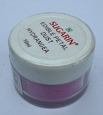Sugarin Edible Petal Dust, Hydrangea Pink, 10ml