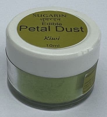 Sugarin Edible Petal Dust, Kiwi, 10ml size