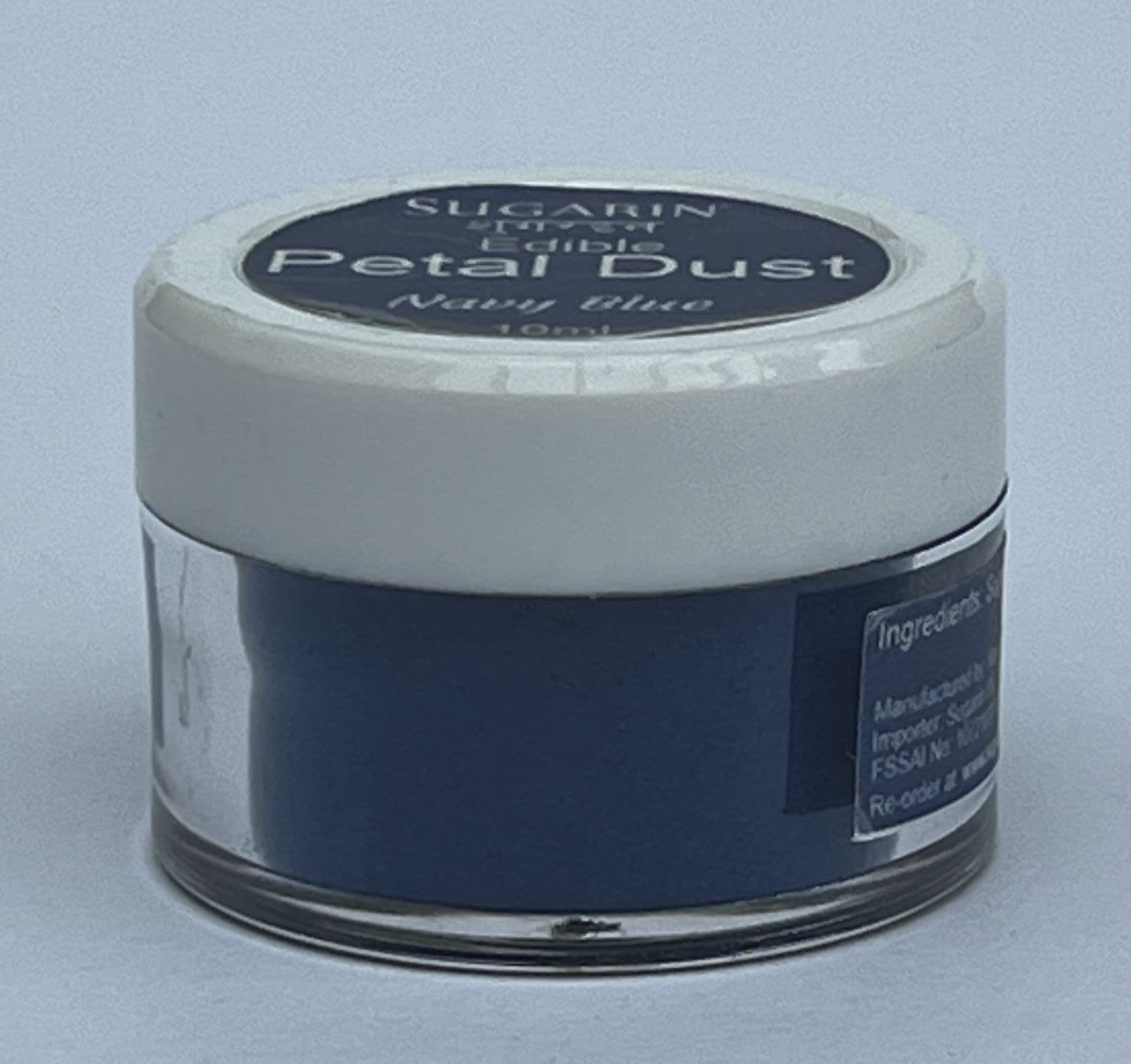 Sugarin Edible Petal Dust Navy Blue 10ml size