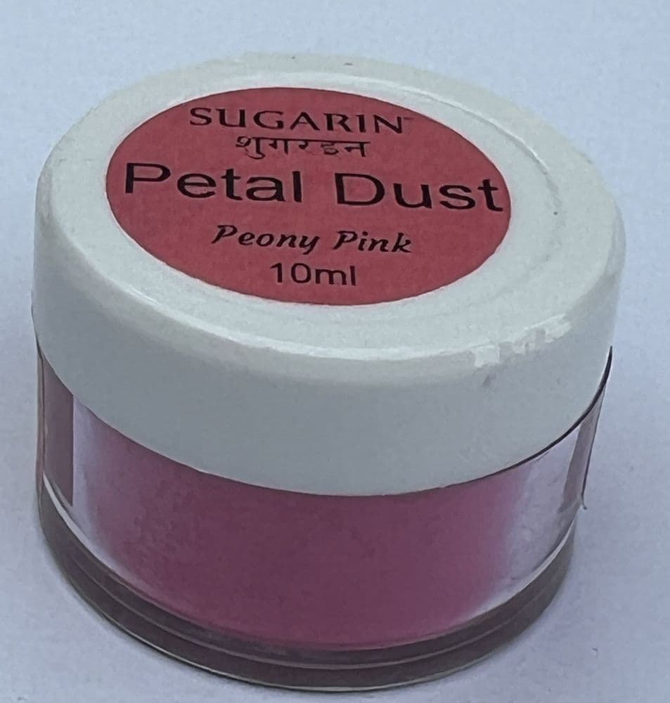 Sugarin Edible Petal Dust Peony 10ml size