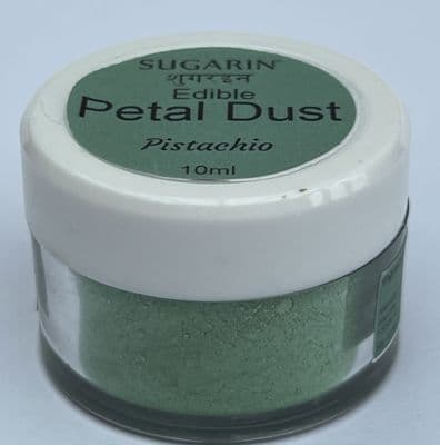 Sugarin Edible Petal Dust, Pistachio,10ml size