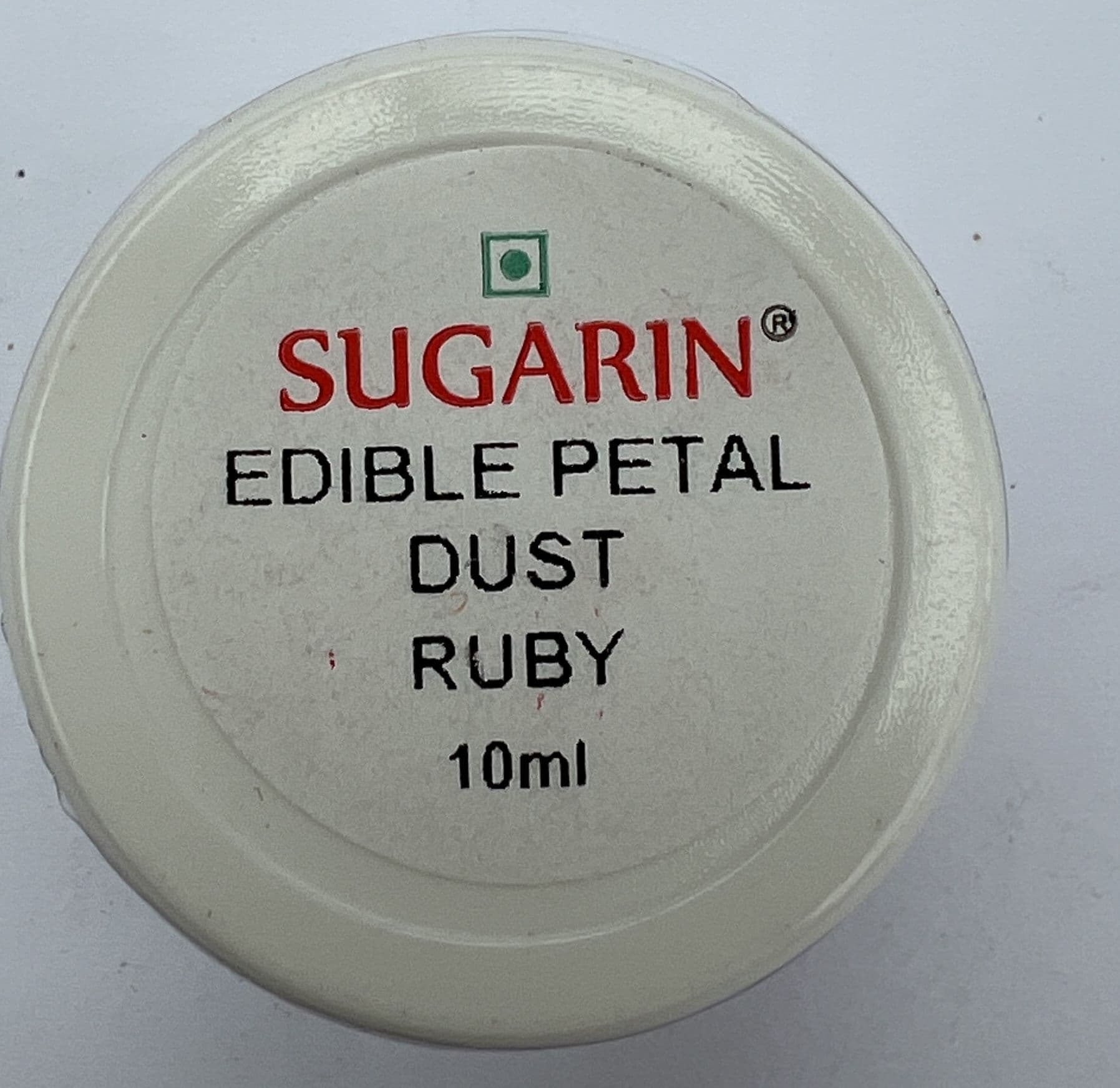 Sugarin Edible Petal Dust Ruby 10ml size