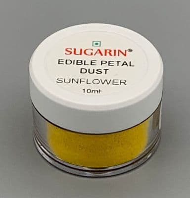 Sugarin Edible Petal Dust, Sunflower, 10ml size