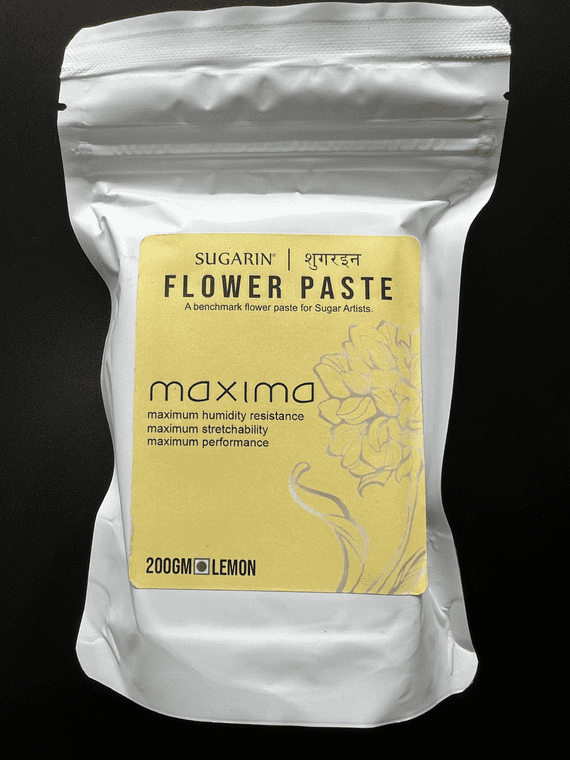 Sugarin Maxima UK Flower Paste, Lemon, 200gm