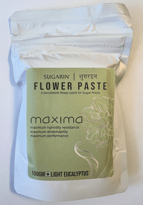Sugarin Maxima UK Flower Paste, Light Eucalyptus, 100g WAS £2.34 NOW £1.34.