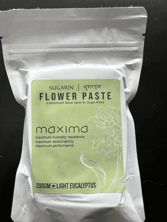 Sugarin Maxima UK Flower Paste, Light Eucalyptus, 200g WAS £4.30 NOW £2.50