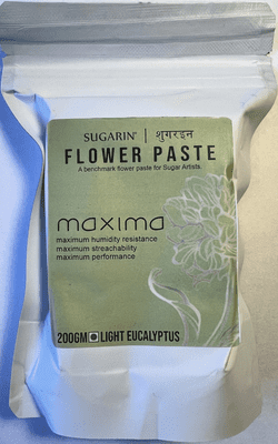 Sugarin Maxima UK Flower Paste, Light Eucalyptus, 200gm