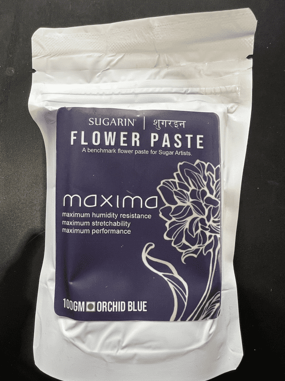 Sugarin Maxima UK Flower Paste, Orchid Blue, 100g WAS £2.34 NOW £1.34.