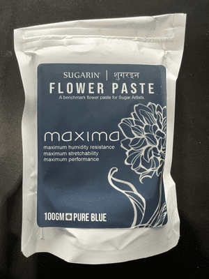 Sugarin Maxima UK Flower Paste, Pure Blue, 100g WAS £2.34 NOW £1.34.