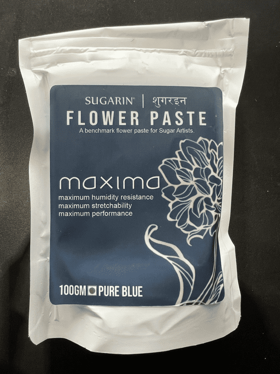 Sugarin Maxima UK Flower Paste, Pure Blue, 100g WAS £2.34 NOW £1.34.