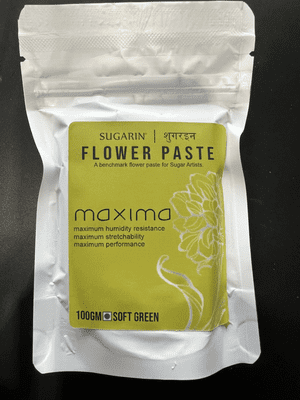 Sugarin Maxima UK Flower Paste, Soft Green, 100g WAS £2.34 NOW £1.34.