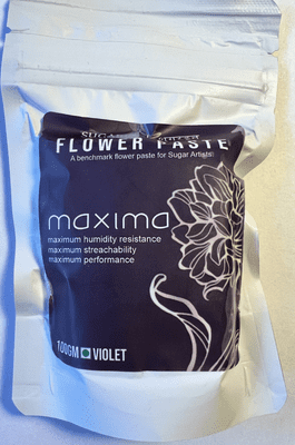 Sugarin Maxima UK Flower Paste, Violet, 100g WAS £2.34 NOW £1.34.