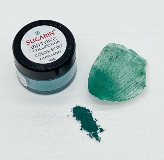 Sugarin Vintage Collection Patrick’s Green Colour Dust 10ml size