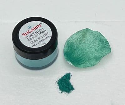 Sugarin Vintage Collection Vintage Retro Green Colour Dust 10ml size