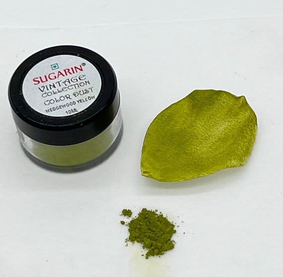 Sugarin Vintage Collection Wedgewood Yellow Colour Dust 10ml size